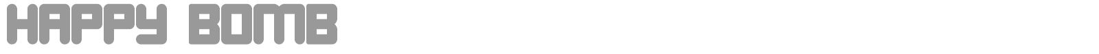 Happy Bomb font preview